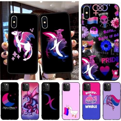 Bisexual Bi Pride Dragon LGBT Phone Case for iphone 12 pro max 11 pro XS MAX 8 7 6 6S Plus X 5S SE 2020 XR case