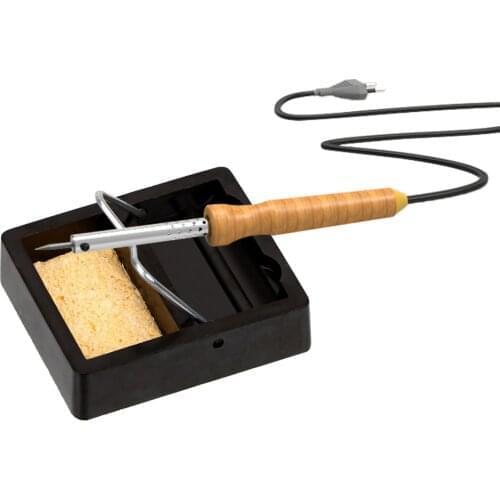 DIYWORK Small And Simple With Solder Sponge Metal Support Station Electric Soldering Iron Stand Holder Soldering Iron Frame