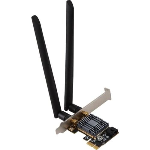 N1202 AR5B22 2.4G/5G Dual Band PCIE Wi-Fi Network Card with Bluetooth 4.0 for Desktop PCsand Servers Wireless Network Adapter
