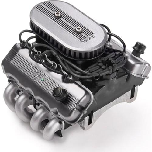 F76 427 SOHC V8 Engine Motor Radiator Coolder for 1/10 TRAXXAS TRX4 G500 TRX6 G63 SCX10 D90 VS4 RC Car Accessories