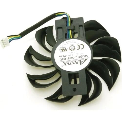 GA81B2U - PFTA 12V 0.38A 4Pin 75mm VGA Fan For Dataland RX460 Graphics Card Cooler Cooling Fan