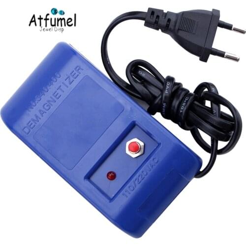 EU Plug Type Electrical Watch Repair Tool Watch Time Correct Tools Screwdriver Tweezers Demagnetizer New Watch Repair Tool