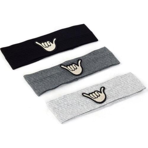 Summer Boho Baby Girls finger Cut headbands New Kids Childs Casual Cotton Ribbed Hair bands Accessories Girls Turban handmade