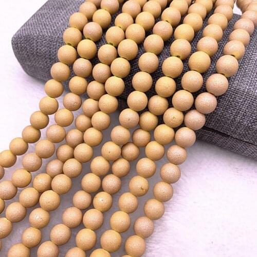 New 6/8mm Austrian Frosted Matt Crystal Glass Beads Loose Spacer Beads Handmade for Jewellery Making DIY Bracelet Necklace #27