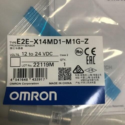 Omron Proximity Sensor E2E-X14MD1-M1TGJ 0.3M E2E-X14MD1/2-Z 2M E2E-X14MD1/2-M1G-Z E2E-X14MD1-M1GJ-Z 0.3M E2E-X14MD2-M1GJ0.3M
