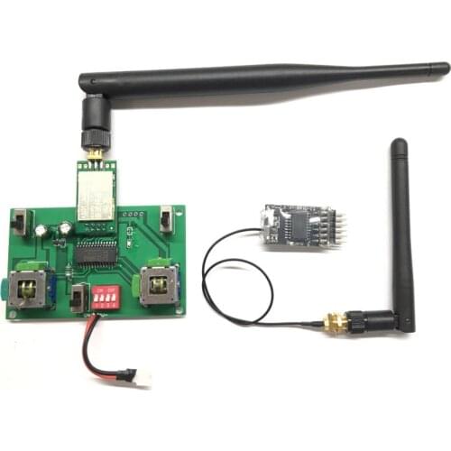 1set 2.4G 6CH RC Airplane Remote Controller Kit DC 2~5V Transmitter DC 4.5~5.5V Receiver Controlling Distance 3KM+ for DIY Car