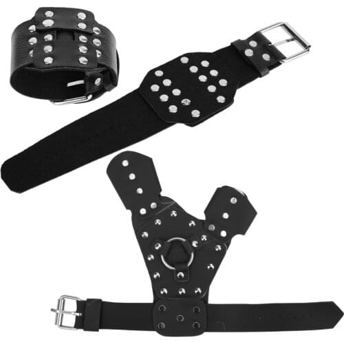 Wrist Band Fishing Reel Holder Slingshot Shooting Fish Catapult Adjustable Strap Accessories