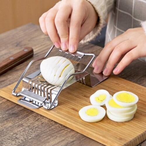 Japanese Style 403 Stainless Steel Egg Slicer Safe Multi-function Egg Cutting Fruit Multi-valve Divider Fruit chocolate Slicer