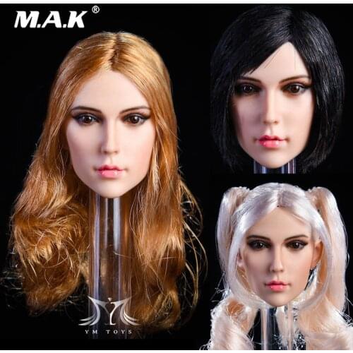 In Stock In Stock YMT018 1/6 Scale European Beauty SHA Head Sculpt Carved Model Accessory for 12inch PHICEN New Suntan Body DIY