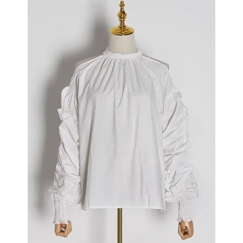 Женские рубашки с рюшами YMXJYWL China At AliExpress