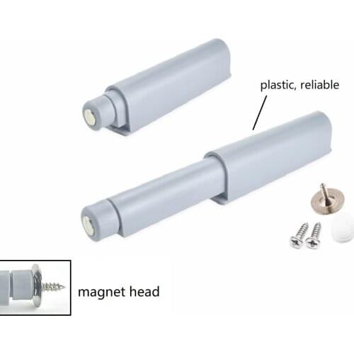 10pcs/Lot Cabinet Door Catch Drawer Soft Quiet Kitchen Door Closer Damper Plastic Buffer With Screws