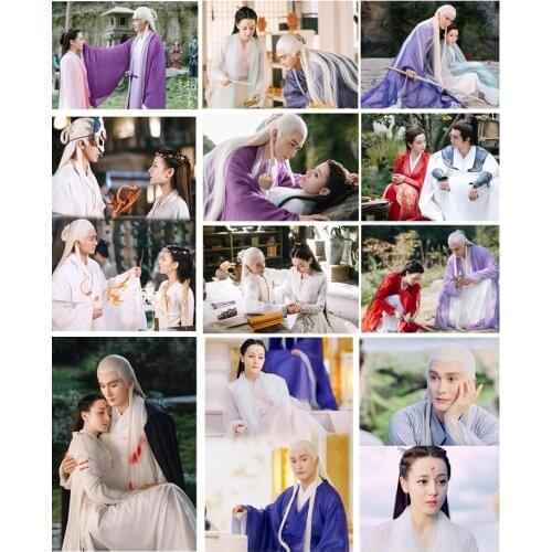 32 PCS Dilraba Dilmurat Postcards China TV Drama Program The Sky Kingdom The pillow book of samsara Picture Photo Postcard