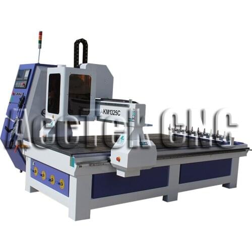 Automatic 3d wood carving sculpture machine tool change spindle cnc router