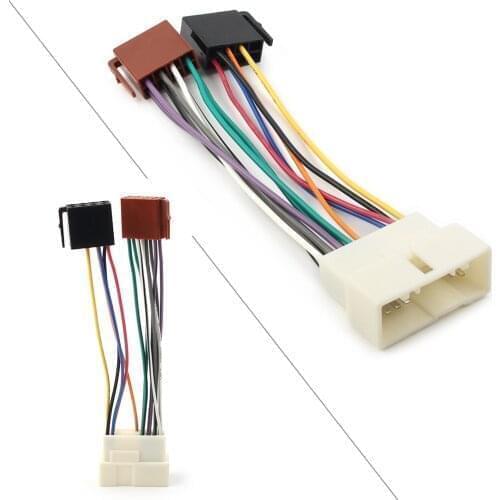 Car Stereo Radio Plug Lead Loom Adaptor ISO WIRING HARNESS For Hyundai Santa Fe / Sonata Accent For Kia Soul Sportage Sorento