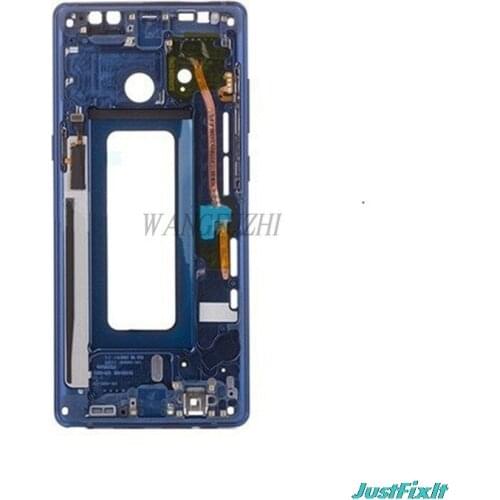 For Samsung Note8 Note9 Housing Middle Frame Bezel Plate Cover Repair For Samsung Galaxy Note 8 N950 Note 9 N960 Cover