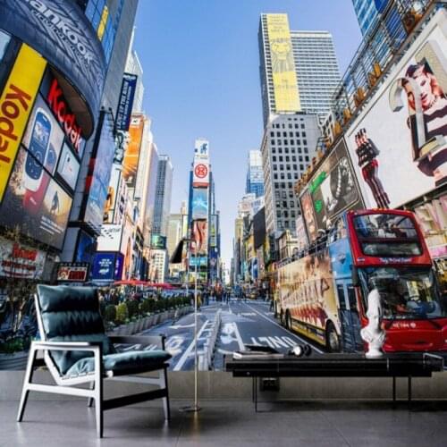 Dropshipping Colomac Wall Wallpaper Bohai Foreign Street View Wallpapers for Living Room Mural Wallpaper 3 Boyutlu Duvar Kagidi