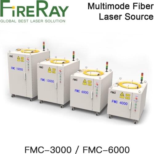 FireRay RECI High-Power Multimode Fiber Laser Source FMC-3000 FMC-4000 FMC-6000 Laser Module for Fiber Laser Cutting Machine
