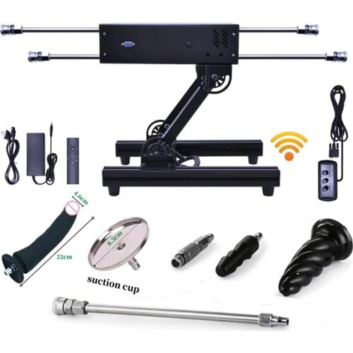 200w Remote Control Vibrator Sex Machine Power Automatic Love Machine Vac-u-Lock for Adults 0-15cm Stroke Length, FAAK sex toys