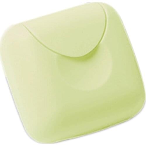 Candy Color Travel Lock Seal Soap Box Plastic Portable Toilet Soap Boxes Case Holder With Lid Sealing Bathroom Home Supplies