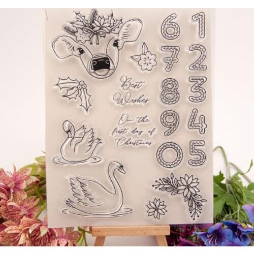 KLJUYP Best Wishes Clear Stamps Scrapbook Paper Craft Clear stamp scrapbooking 1494