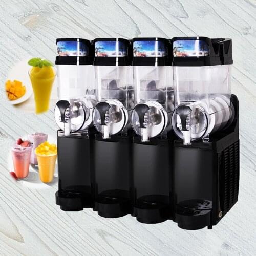 Commercial 3 Tank Freezing Drink Slush Slushy Making Machine Smoothie Maker Electric Snow Melting Machine Price