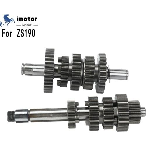Motorcycle Transmission Gear Box Main Counter Shaft Kit For ZongShen ZS 190cc Z190 W190 1P62YML-2 Engine Dirt Pit Bike Atv Quad