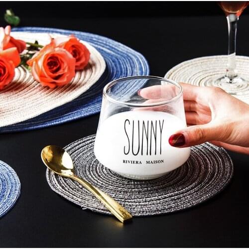 Aprince Round Western Placemat Pot Mat Coaster Anti-Hot Table Mat Insulation Pad Placemat Bowl Mat Waterproof Coaster