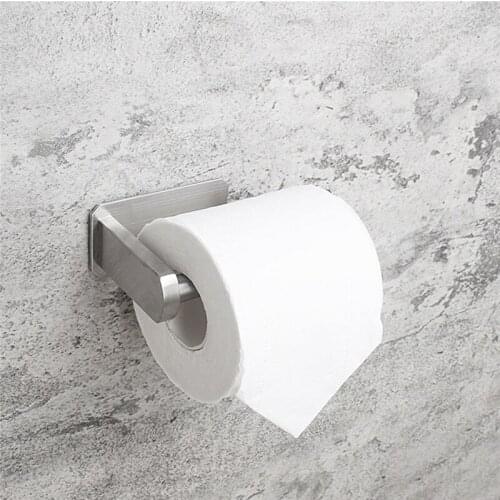 Kitchen Roll Paper Accessory Wall Mount Toilet Paper Holder Stainless Steel Bathroom Tissue Towel Accessories Rack Holders