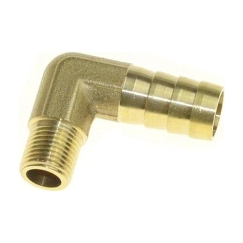 6mm 8mm 10mm Male 1/8" Elbow Brass Barbed Fitting Coupler Connector