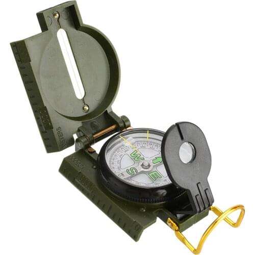 Multifunction Portable Folding Lens Compass Military Boat Dashboard Navigation Compass Dash Mount Outdoor Camping Hiking Surviva
