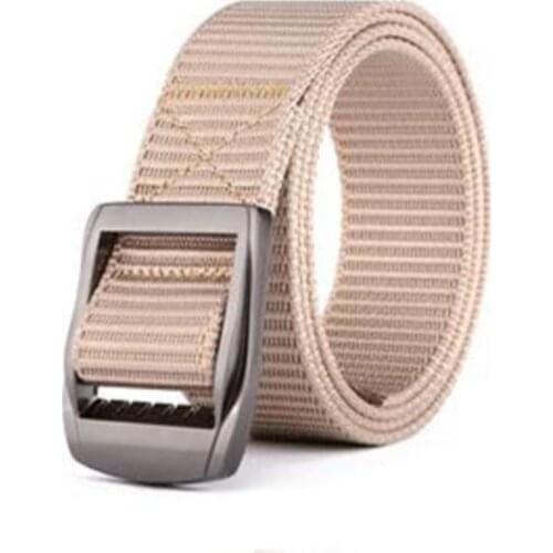 Fashion Belts Double Stepless Adjustment Canvas Belt High Quality Quick-drying Casual Belt