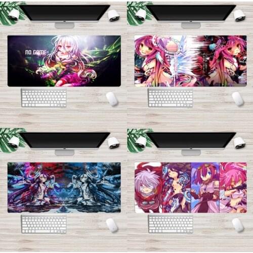 No Game No Life Animation Gaming Mousemat XL Large Gamer Soft Keyboard PC Desk Mat Takuo Computer Tablet Mousepads
