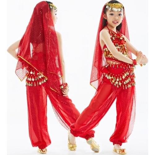 2016 new belly dance dancing silk 6piece(top+pants+waist chain+veil+hand chain) costumes belly dance costume indian fabrics