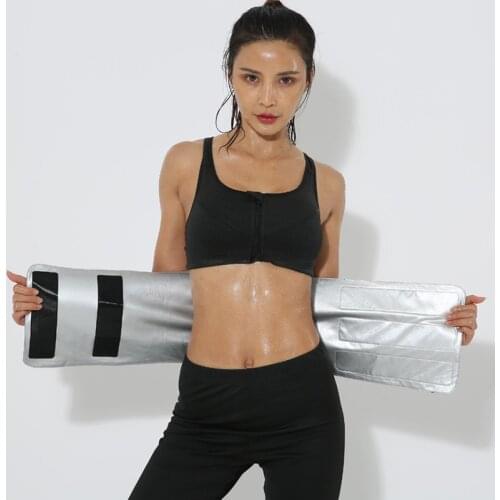 Waist Trimmer Belt Sauna Sweat Wrap Tummy Toner Back Lumbar Support Slimming Body Shaper For Women Sports Running Fitness Gym