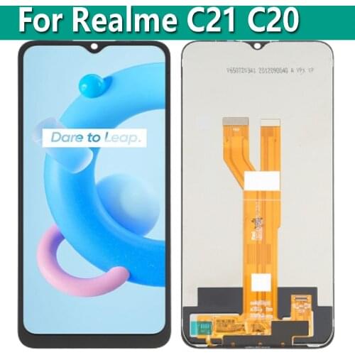Original 6.5" For Realme C21 C20 LCD Display Touch Screen Digitizer Assembly Replacement Parts RMX3201 RMX3063