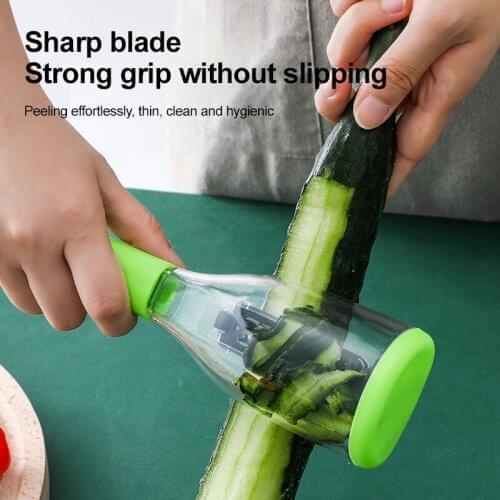 Peeler With Rubbish Bin Stainless Steel Multi-function Vegetable Peeler Cutter Peeler Carrot Grater Kitchen Accessories Gadget