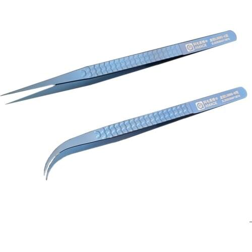 AMAOE/Dragon Veins Loong Titanium Alloy Tweezers/Hardened and Extended Curved Tweezers/Mobile Phone Repair Tweezers