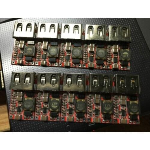 5pcs/lot 6-24V 24V 12V to 5V USB Step Down Module DC-DC Converter Phone Charger Car Power Supply Module