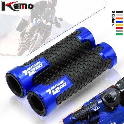 For YAMAHA Tenere 1200 Tenere1200 Universal Motorcycle Accessories CNC Aluminum Handlebar Hand Grips Handle Bar End Grip