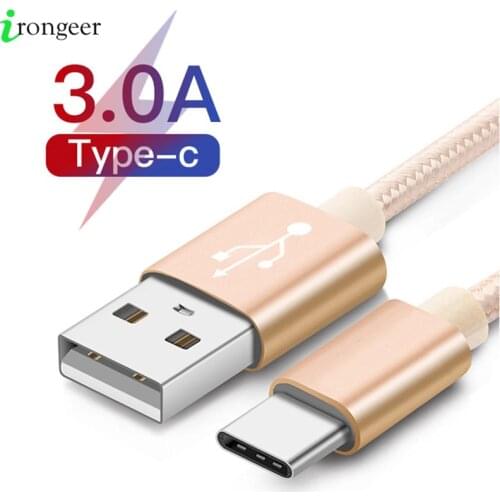 USB Type C Charger Cable For Xiaomi mi note 10 pro USB-C Mobile Phone Fast Charging Type-C Data Cable Cord For Huawei Mate 30