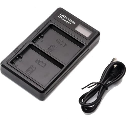 Dual USB Battery Charger with LCD Display for Nikon EN-EL14 Df D5600 D5500 D5300 D5200 D5100 D3500 D3400 D3300 D3200 Battery