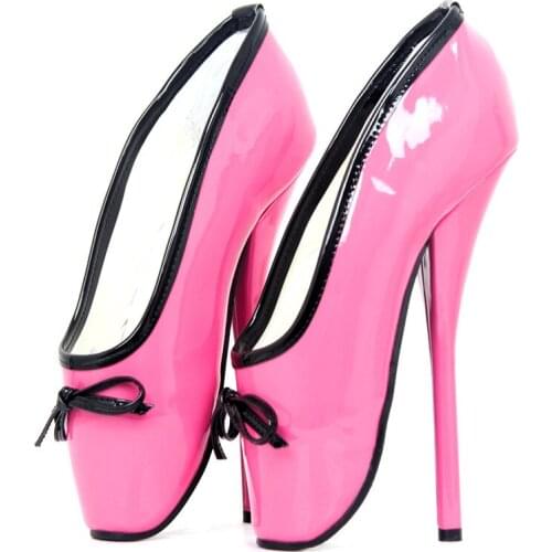 Womens Shoes 7.09in High Height Sexy Ballet Shoes Party Stiletto Heel SM Shoes US Size 6-14 No.13258