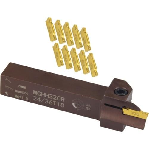 1pcs Face CNC Grooving tool holder MGHH320R 24/36 64/100 200/800 spring steel CNC lathe tool for MGMN/MGGN300 Carbide Inserts