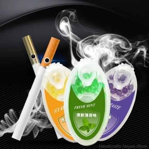 100pcs Mix Fruit Flavor Menthol Capsule Mint Beads Explosion Pops Cigarette Filter Brush Ball for Smoking Dropshipping