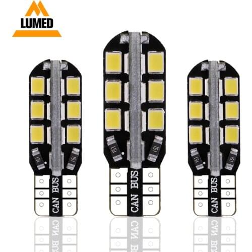 100x T10 194 168 W5W 24 LED 501 2835 SMD Car Auto Turn Side License Plate Light Marker Lamp Bulb DC 12V