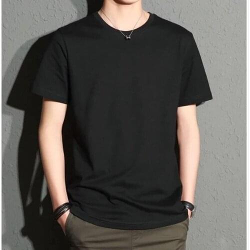 2021 Summer 100% Cotton Men T Shirt For Men and Women White Black Gray Short Sleeve Casual Mans t-shirt Tops Tee Wholesale