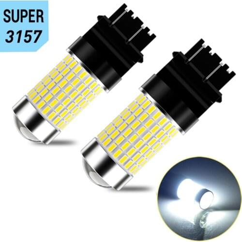 2X 3157 P27/7W 1156 BA15S P21W LED P27W 7443 W21W W21/5W LED Bulb 1157 bay15d P21/5W Auto Signal Lamp Brake Reverse Car Light