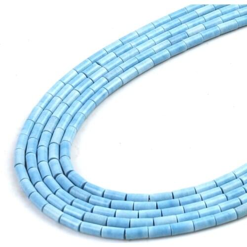4*8mm New Stylish Natural Cylindrical Column Shape Spacer Beads for Making DIY Charms Bracelet Necklace