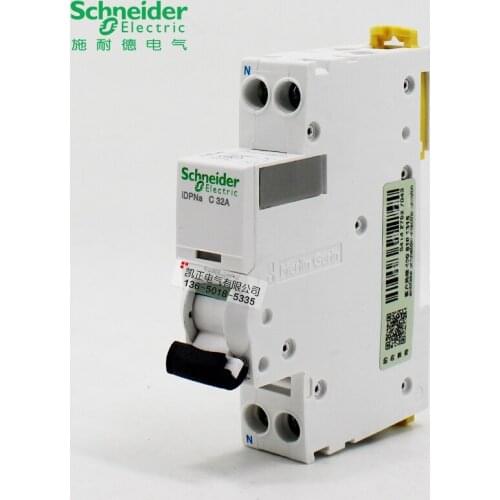 Schneider Circuit Breaker Air Open Single Chip Double In and Out iC65N iDPNa10A Air Switch 16A-40A 6A 10A 16A 20A 25A 32A 40A
