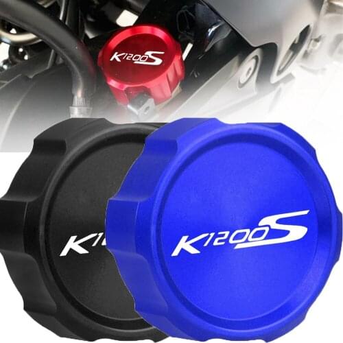 For BMW K1200S 2004-2008 2005 2006 2007 2009 K1200 K 1200 S 1200S Motorcycle Accessories Rear Brake Fluid Reservoir cover cap
